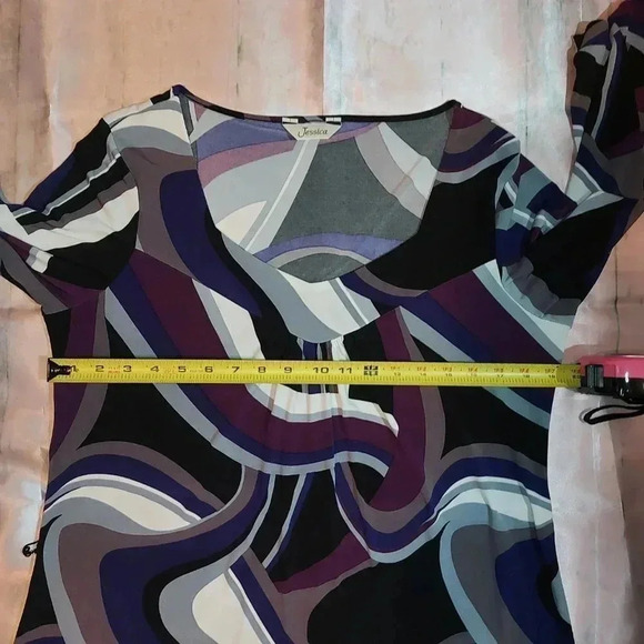 Jessica | Retro Pucci Vibe Top  Never Worn - Picture 15 of 16